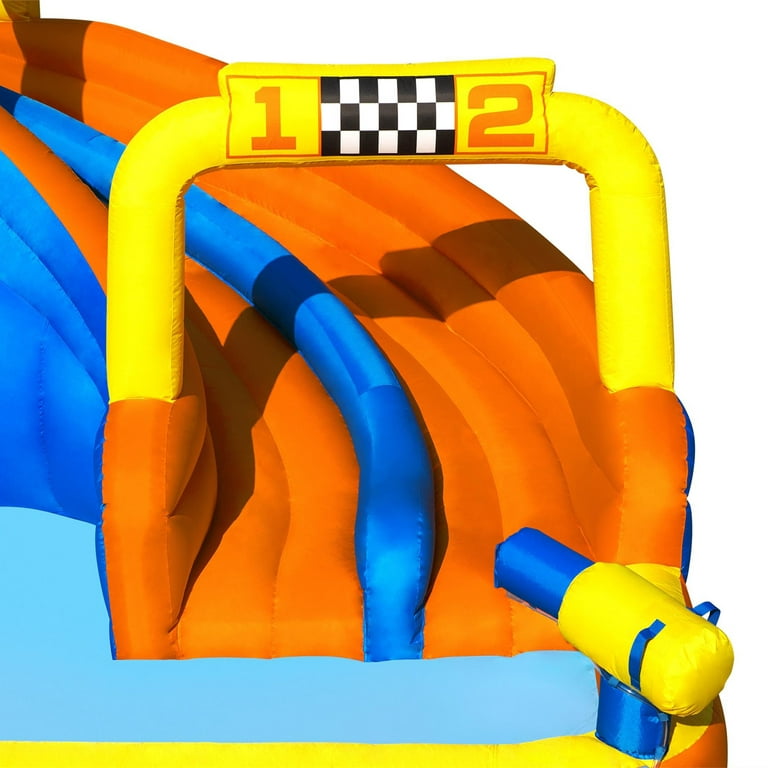 Bestway H2OGO! 18 x 16.5 x 8.7 Ft Super Speedway Kids Inflatable 