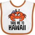 thumbnail image 3 of Inktastic Take Me to Hawaii Boys or Girls Baby Bib, 3 of 4