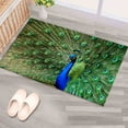thumbnail image 6 of Peacock Rug, Modern Rug, Beautiful Peacock Rug, Animal Rugs, Round Rug, Luxury Rug, Wall Hanging Rug, Nursery Rug, Front Door Rug, 2.6'x9.2' - 80x280 cm, 6 of 8