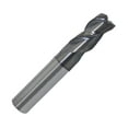 thumbnail image 1 of 3/64" 3 Flute Single End Carbide End Mill 40° Degree Helix TiCN Coated .125" Flute Length, 1-1/2"OAL, 1 of 1