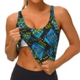 thumbnail image 3 of Uemuo Play Game Pattern Women's Sports Bra - High Impact Support, Breathable, and Comfortable Athletic Bra for Running, Yoga, and Workouts, 3 of 9