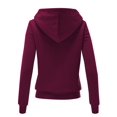 thumbnail image 3 of FashionMille Women Slim Fit Regular Sherpa Hooded Fleece Hoodie Jacket, 3 of 5