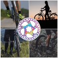 thumbnail image 3 of Herwey Bike Disc Brake Rotors 6 Nails Cycling Accessory for Mountain Bicycle Plating Color, 3 of 8