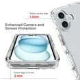 thumbnail image 4 of Allytechgroup Transparent Phone Case for Apple iPhone 16 Plus, Not-Yellowing Shockproof Anti-Scratch Without Screen Protector Case Cover for iPhone 16 Plus, Clear, 4 of 6