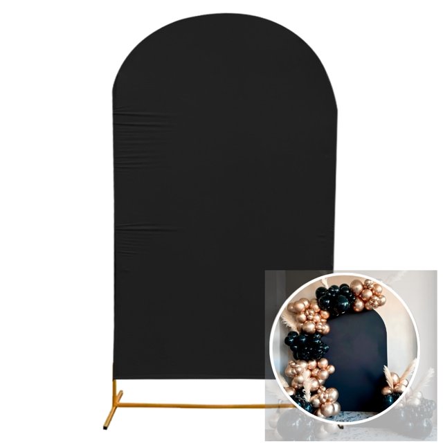 Mampara Grande Dúo / Kit Negro de 120x220cm Decorativa Con Funda