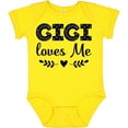 thumbnail image 3 of Inktastic Gigi Loves Me Baby Girl Clothes Girls Baby Bodysuit, 3 of 5