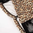 thumbnail image 4 of Leopard Print Bodycon Mini Dress (M, Black), 4 of 6