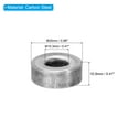 thumbnail image 2 of M10 Steel Spacers, 12 Pcs Metal Spacers Steel 10.3mm ID x 25mm OD x 10.5mm L Carbon Steel Spacer Screw Standoff Round for 2/5in or M10 Screw Bolts, 2 of 5