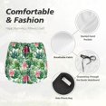 thumbnail image 4 of Bixox Women's Succulents 1 pattern 2 in 1 Running Shorts - Lightweight Athletic Workout Gym Yoga Shorts Liner with Pockets - X-Large, 4 of 5