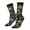 2 Black-1, variant on Lilies Flowers Print Adult Socks for Men & Women,Calf Socks, Ankle Socks,Boots Socks,Breathable Casual Sock,Unisex Crew Socks