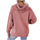 thumbnail image 4 of Puntoco Ladies Fashion Color sólido con capucha Pullover Casual Sweater top Mujeres Puntoco Puntoco-5534, 4 of 8