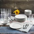 thumbnail image 1 of Gibson Home Everyday Round 48 Piece Kitchen Basic Essentials Dinnerware Combo Set, White, 1 of 13