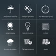 thumbnail image 2 of Peggybuy Solar Ceiling Light Fixture Low Energy Consumption for Indoor Home Room (45W), 2 of 9