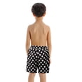 thumbnail image 2 of Arvbitana Family Matching Swimming Trunks Elastic Waist Polka Dot Plant Print Drawstring Beach Shorts Summer Loose Bathing Suit Board Shorts for Men Boys, 2 of 8