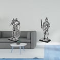 thumbnail image 2 of Figura de escritorio,Estatua de caballero,estatuilla,escultura,artesanía,decoración de escritorio,Arte coleccionable decorativo para la decoración del hogar y la oficina,Figura de, 2 of 8