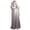 Gray, variant on Summer Dress Abaya Ramadan Womens Lady Front Open Cardigan Islamic Long Dress Muslim Dress Womens Dresses (Gray,M)