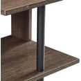 thumbnail image 6 of ZXNYH Side Table for Living Room S-Shaped Endtable with Storage Shelf, Easy Assembly, Set of 2, Oak, 6 of 8
