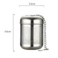 thumbnail image 6 of ZenCart Stainless Steel Tea Infuser Strainer Fine Mesh for Loose Leaf Tea Reusable Tea Filter Bags Diffusers Easy to Use Tea Ball Holder with Lid Tea Steeper for Herbal Tea Coffee Spices, 6 of 7