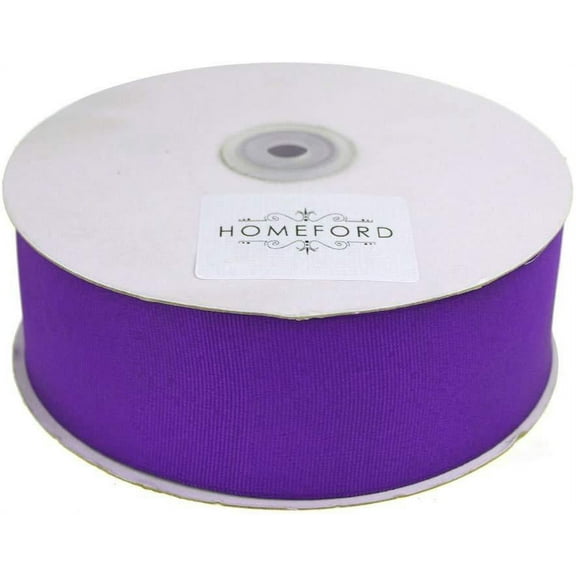 Solid Grosgrain Ribbon, 1-1/2-Inch, 50 Yards, Purple