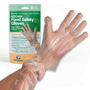 Protospheric Disposable Gloves - Stretch Poly, Clear, Food Prep&Cooking Gloves - Safe, Nitrile, Vinyl, Latex and Powder Free