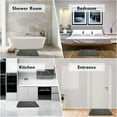 thumbnail image 6 of Luxury Bathroom Rugs Non Slip, Large Gray Bath Rugs for Bathroom Decor, Water Absorbent and Thick Shower Floor Mats, Machine Washable Bath Mat Runner, 6 of 8