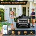 thumbnail image 5 of iYofe Ford Ride on Cars, 12V Ford F150 Raptor Powered Ride on Toys with Remote Control, Electric Car for Kids with Bluetooth/FM/Trunk, 4 Wheelers Truck for Toddlers Boys Girls Ages 3-6, Black, 5 of 9