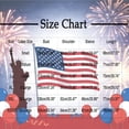 thumbnail image 3 of 4th of July Outfits for Women American Flag Graphic T-Shirts Long Sleeve Button Down Blouses 250th Anniversary USA Shirt Dressy Casual Tops, 3 of 5