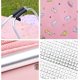 thumbnail image 5 of Cesta de picnic plegable con aislamiento, bolsa térmica plegable, cesta de comestibles portátil para acampar de 22 l con asas de aluminio (rosa), 5 of 5