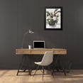 thumbnail image 4 of Slivka, Jane 19x24 Black Modern Framed Museum Art Print Titled - White Potted Roses, 4 of 5