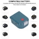 thumbnail image 4 of Adaptador De Batería, 14.4-18V 5V 2.1A USB 18W Tipo C Iluminación Blanca Adaptador De Batería Luz De Trabajo Para Sitio De Mantenimiento, 4 of 7