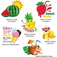 thumbnail image 2 of PET Heat Transfer Film Logo Stickers Set for DIY T-Shirt Bags Hats Jackets Mixed Patterns 206~261x206~290mm 6pcs/set, 2 of 7