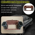 thumbnail image 4 of Air Vent Outlet For Toyota Camry 2003-2007, Air Conditioner Assembly OE: 55405-AA030-E0 83910-33060-Mahogany 3pcs, 4 of 5