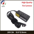 thumbnail image 2 of 20V 2a 40W 5.5*2.5mm laptop charger for Lenovo IdeaPad S10 x110 X120 X130 U310 for MSI U100 U90 U100 U110 u120 notbook adapter, 2 of 9