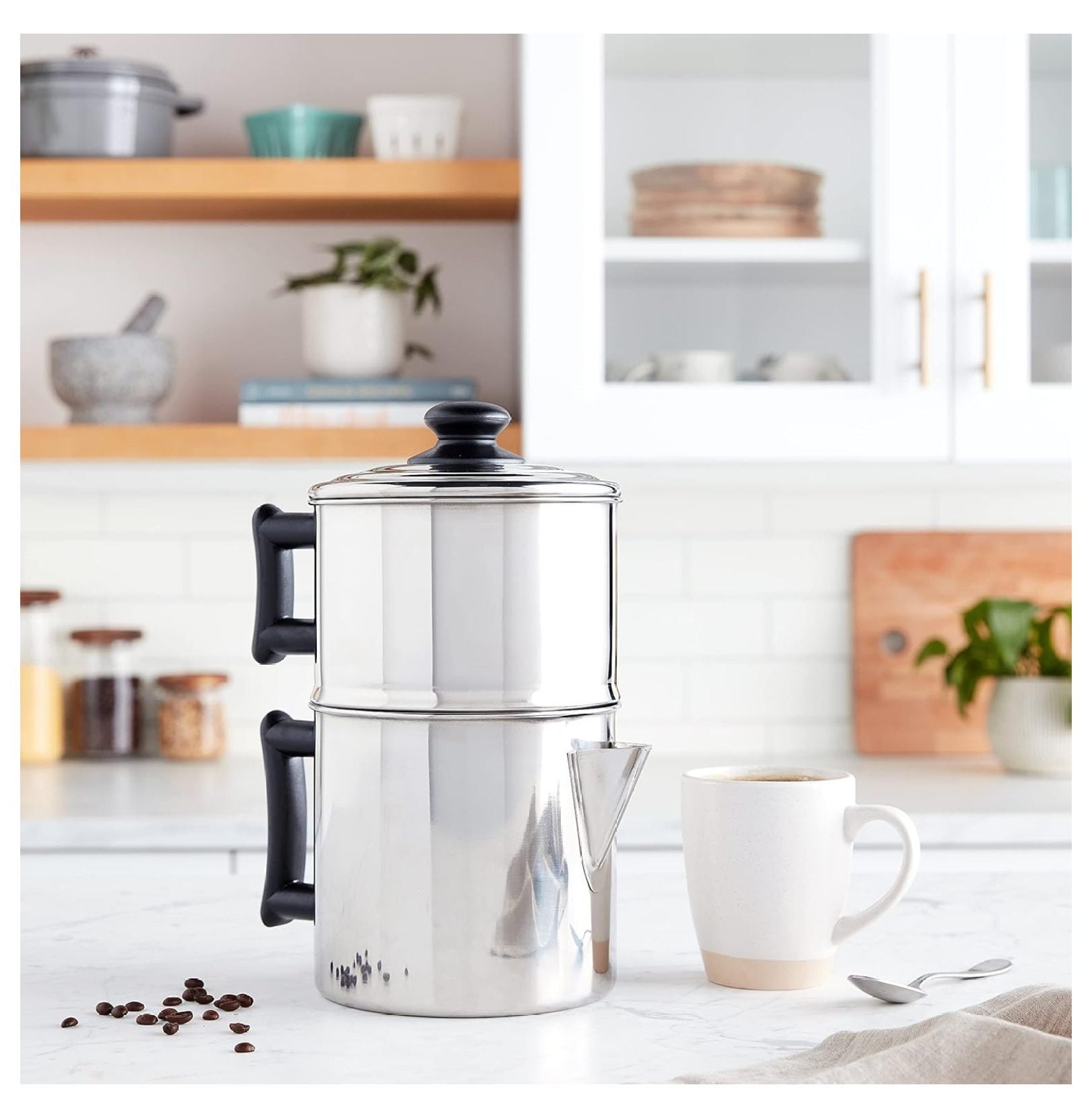 Stainless Steel 10 Cup Drip Coffee Maker, Coffee maker, Coffee Pot