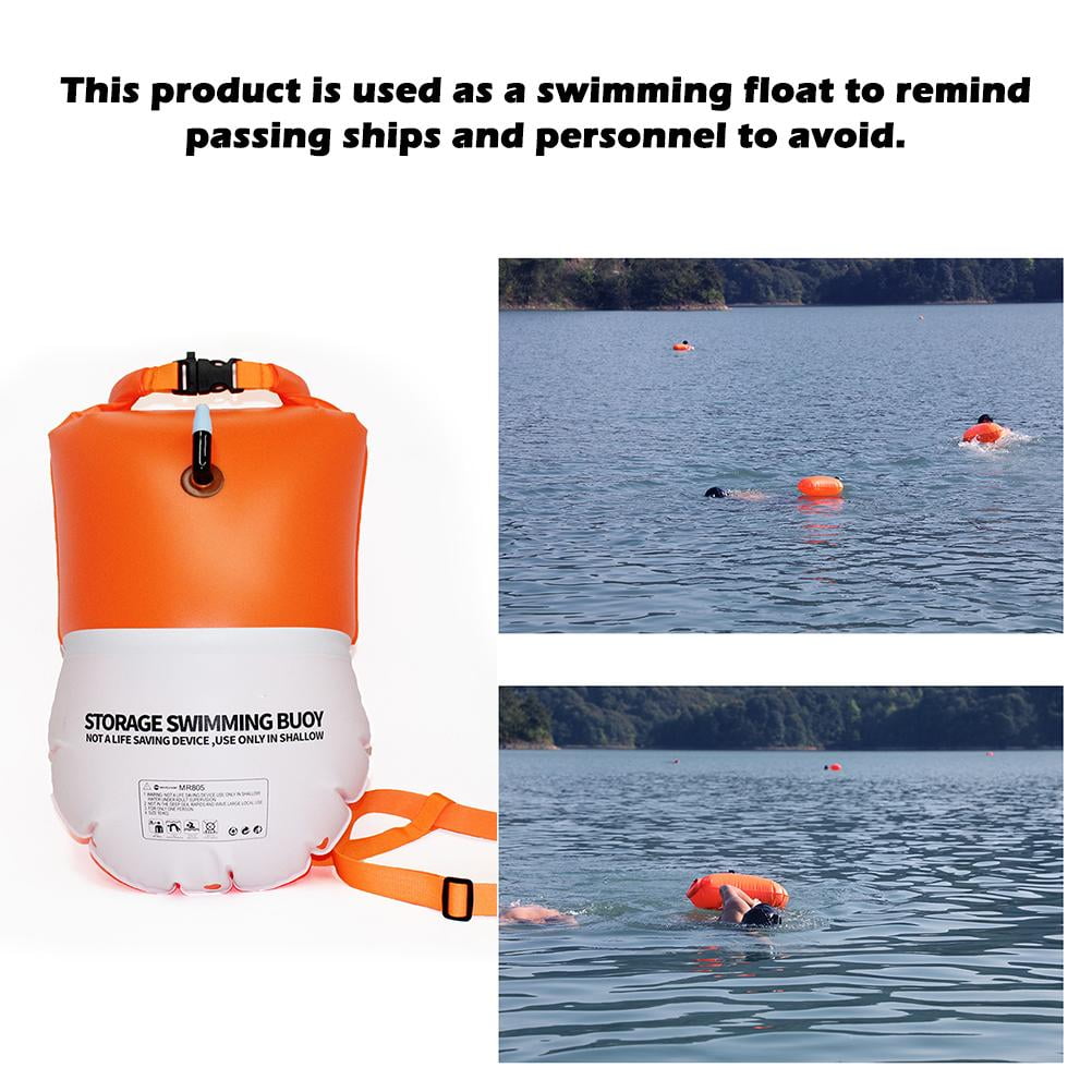 Adventure At Nature I-Swimmer Open Water Swimming Yellow Marker Float 20L Buoy 