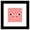 Black Framed Version, variant on Gallery Pops Minecraft: Iconic Pixels - Mobs - Pig Wall Art, Unframed Version, 12" x 12"
