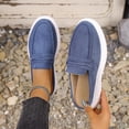 thumbnail image 2 of KIJBLAE Women's Solid Closed Toe Mule Flats, Slip On Trendy Comfortable Bohemian Casual Summer Shoes Blue 40, 2 of 9
