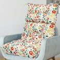 thumbnail image 2 of SAYFUT 2 Packs or 4 Packs Classic Retro Colorful Floral Printed Chair Pad Outdoor High Back Chair Cushion with Breathable Memory Inner Cushion, 2 of 6