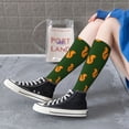 thumbnail image 5 of Goofa Bold Squirrel Silhouettes Pattern Adult Stockings, Color-Block Knee High Socks, Comfortable and Breathable, Soft and Stretchable, Sports, and Decoration, 5 of 6