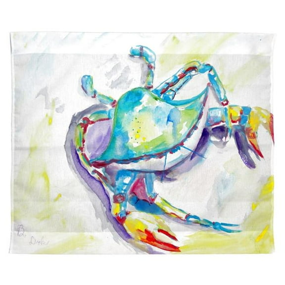 Betsy Drake TP895 24 x 30 in. Reaching Crab Wall Hanging