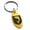 Gold, variant on Stainless Steel Dolphin Diligence Coat of Arms Shield Engraved Small Oval Charm Keychain Keyring