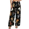thumbnail image 2 of Funny Chicken Straight Pants Cute Chickens Modern Wide Leg Pants Female Big Size Streetwear Print Trousers, 2 of 6