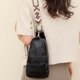 thumbnail image 4 of Riñonera Bolso Damas Casual Cintura Vintage Sólido Pecho Regalos para Amigas Negro, 4 of 6