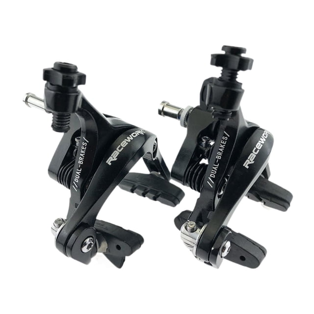 Almencla Road Bike Brake Caliper C Shape Easily Install Practical Replacement Premium Front Rear