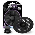 thumbnail image 1 of ShowerShroom Ultra Negro Mate de Acero Inoxidable Atrapa Cabello, 1 of 7