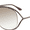 Brown, variant on Women's "Miranda" Oversized Sunglasses FT0130