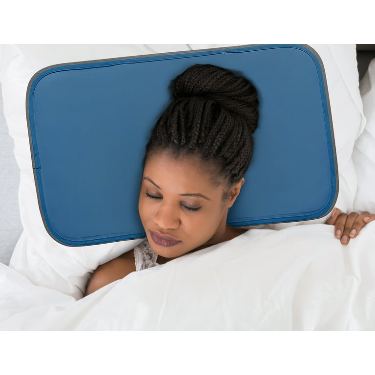 Cool Care Technologies Pillow Cooling Pad - Pressure Activated Gel Cooling  Mat Provides Instant Cool Relief - Ideal for Fevers, Migraines, Hot