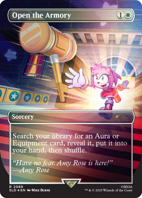 Secret Lair x Sonic: Chasing Adventure Foil Edition - Magic The Gathering (Rainbow Foil Edition)