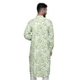 thumbnail image 4 of Atasi Kurta Traditionnelle en Rayonne Imprimée Col Mandarin pour Hommes Chemise Décontractée, 4 of 6
