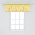 thumbnail image 2 of Ambesonne Summer Valance Pack of 2, Romantic Blooming Branches, 54"X18", Pastel Yellow White, 2 of 2